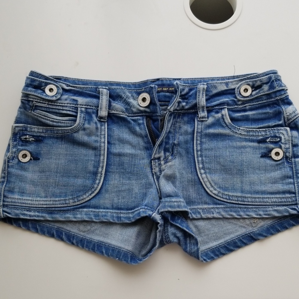 Denim shorts